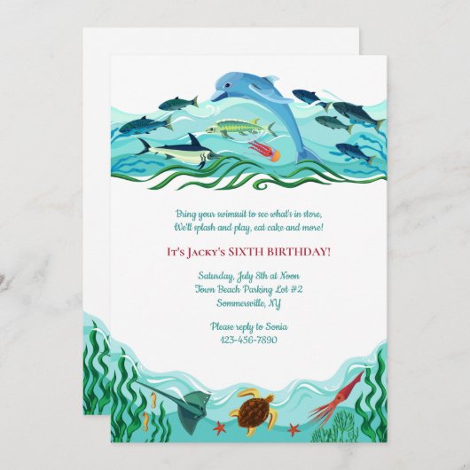 Uitnodiging tot het indienen van zeeen (Voorkant / Achterkant)