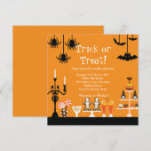 Uitnodiging tot het indienen van zoete en spoky-ha (Voorkant / Achterkant)