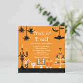 Uitnodiging tot het indienen van zoete en spoky-ha (Staand voorkant)