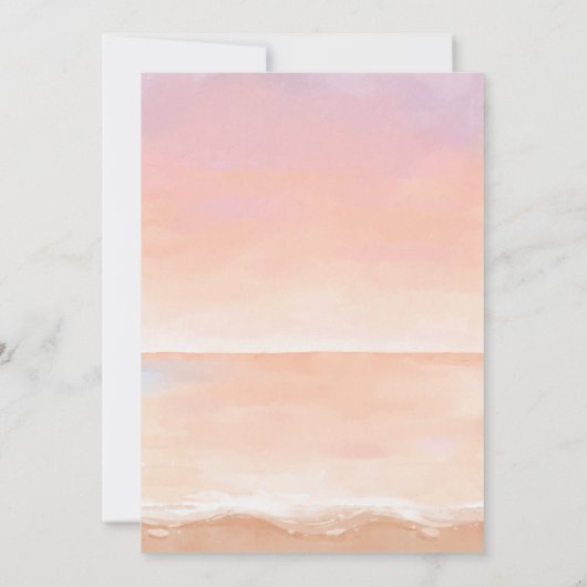 uitnodiging tot het indienen van zondroze strandst (Achterkant)