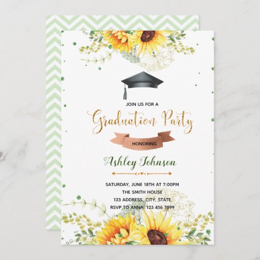 Uitnodiging tot het indienen van zonnebloempitten (Voorkant / Achterkant)