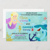 Uitnodiging tot het indienen van zussen van zeemie (Voorkant / Achterkant)