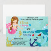 Uitnodiging tot het indienen van zussen van zeemie (Voorkant / Achterkant)