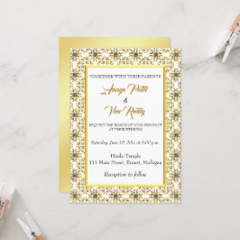 Uitnodiging tot het Indische hindu-huwelijk