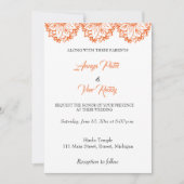 Uitnodiging tot het Indische hindu-huwelijk (Voorkant)