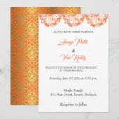 Uitnodiging tot het Indische hindu-huwelijk (Voorkant / Achterkant)