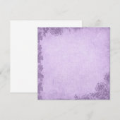 uitnodiging tot het invullen van de Floral-grens (Voorkant / Achterkant)