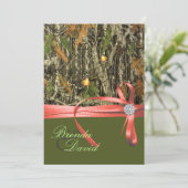 Uitnodiging tot het jagen van Camo Wedding (Staand voorkant)