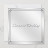 Uitnodiging tot het Jubileum van Diamond Wedding i (Voorkant)