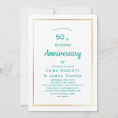 Uitnodiging tot het Jubileum van Elegant Wedding (Achterkant)