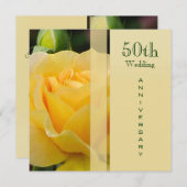 Uitnodiging tot het Jubileum van het gouden huweli (Voorkant / Achterkant)