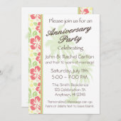 Uitnodiging tot het Jubileum van het huwelijk van (Voorkant / Achterkant)