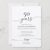 Uitnodiging tot het Jubileum van het Wows Wedding (Voorkant)