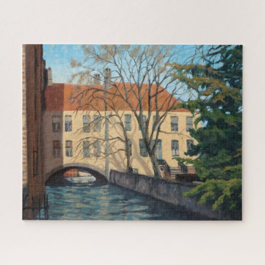 Uitnodiging tot het kanaal van Brugge Impressionis Legpuzzel (Horizontaal)
