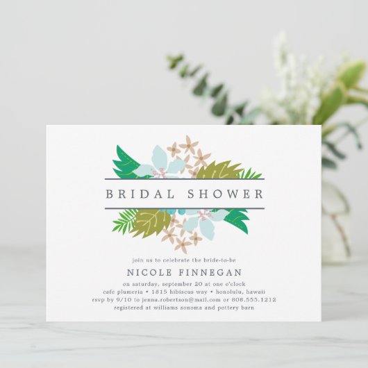 Uitnodiging tot het leveren van een bridal van Isl (Staand voorkant)