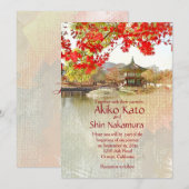 Uitnodiging tot het liefst Aziatische Gedachten va (Voorkant / Achterkant)