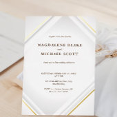 Uitnodiging tot het Lijst van de Folie van de goud