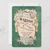  uitnodiging tot het Lijst van Floral (Voorkant)