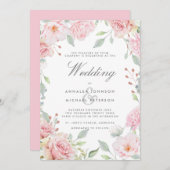 Uitnodiging tot het Lijst van het huwelijk van Lav (Voorkant / Achterkant)