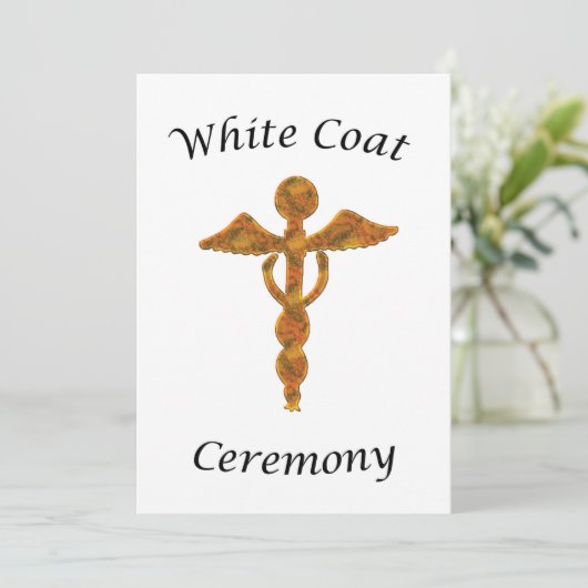 Uitnodiging tot het maken van een wittekoolceremon (Staand voorkant)