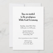 Uitnodiging tot het maken van een wittekoolceremon (Achterkant)