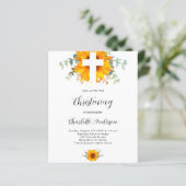 Uitnodiging tot het maken van kerstbomen (Staand voorkant)