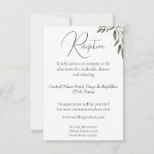 Uitnodiging tot het ontvangen van bruidjes en eenv (Voorkant)