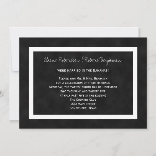 Uitnodiging tot het ontvangen van postweddenschapp (Achterkant)