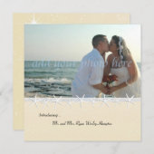 Uitnodiging tot het ontvangen van Starfish Photo W (Voorkant / Achterkant)