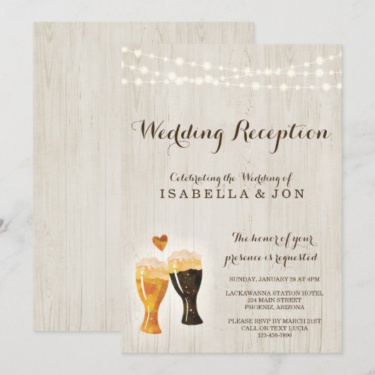 Uitnodiging tot het ontvangen van weddenschappen d (Voorkant / Achterkant)