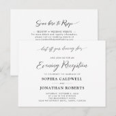 Uitnodiging tot het ontvangen van weddenschappen t (Voorkant / Achterkant)