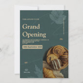 uitnodiging tot het openen van bakkerij (Voorkant)