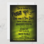 Uitnodiging tot het oprichten van Halloween Haunte (Achterkant)