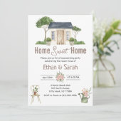 Uitnodiging tot het opwarmen van huizen (Staand voorkant)