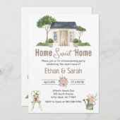 Uitnodiging tot het opwarmen van huizen (Voorkant / Achterkant)