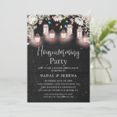 Uitnodiging tot het opwarmen van huizen (Staand voorkant)