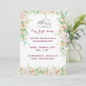 Uitnodiging tot het opwarmen van huizen (Staand voorkant)