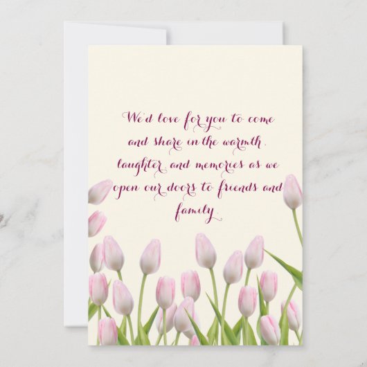 Uitnodiging tot het opwarmen van huizen (Achterkant)