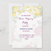 Uitnodiging tot het opwarmen van huizen (Voorkant)