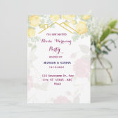 Uitnodiging tot het opwarmen van huizen (Staand voorkant)