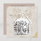 uitnodiging tot het opwarmen van woningen (Voorkant / Achterkant)