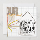 uitnodiging tot het opwarmen van woningen (Voorkant)