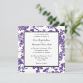 Uitnodiging tot het Paarse huwelijk (Staand voorkant)