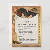 Uitnodiging tot het programma Cowgirl Bachelorette (Voorkant)