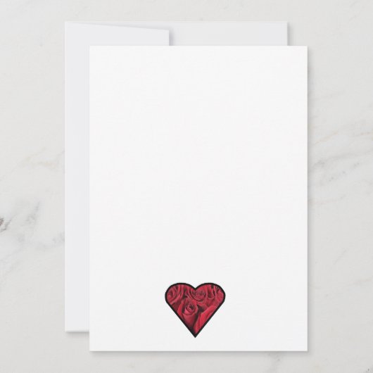 Uitnodiging tot het rode rozenhuwelijk (Achterkant)