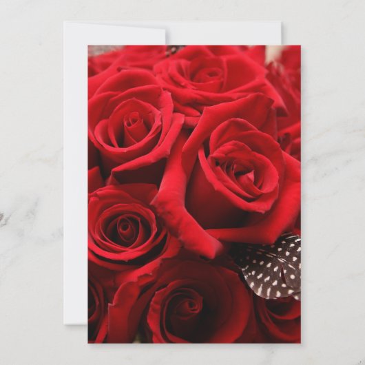 Uitnodiging tot het rode rozenhuwelijk (Achterkant)