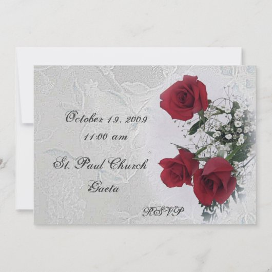 Uitnodiging tot het rode rozenhuwelijk (Achterkant)