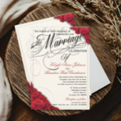 Uitnodiging tot het rode rozenhuwelijk