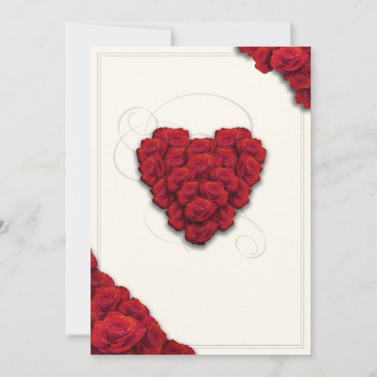 Uitnodiging tot het rode rozenhuwelijk (Achterkant)