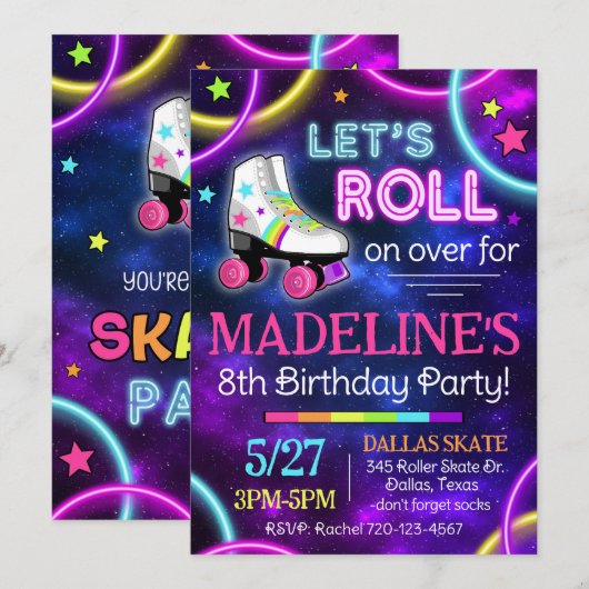 Uitnodiging tot het schaden van de gloed, Uitnodig (Voorkant / Achterkant)